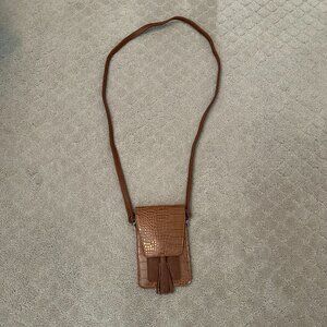 Tan Leather Crossbody Purse